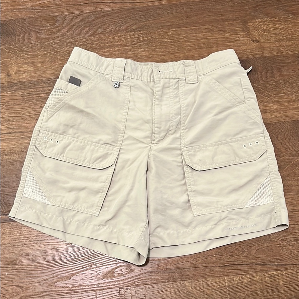 Columbia PFG Tan Cargo Shorts